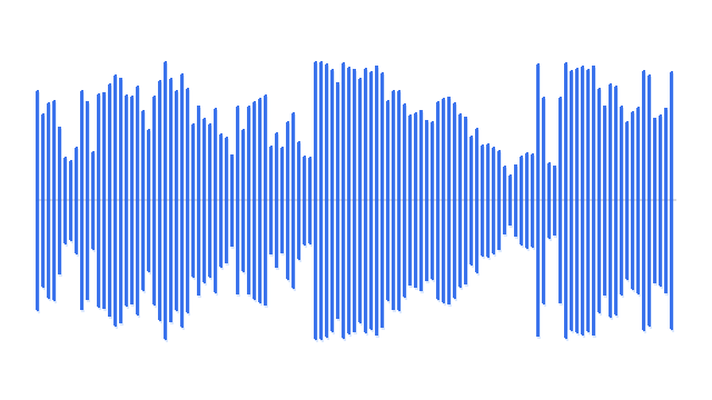 Source audio waveform