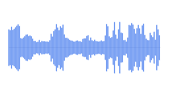 Source audio waveform