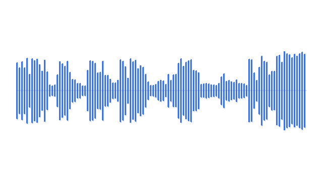 Source audio waveform