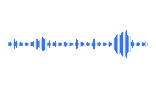 Source audio waveform