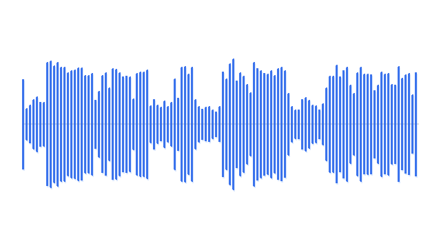 Source audio waveform