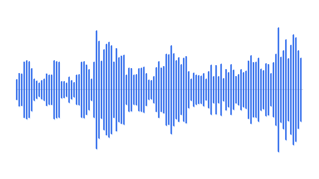 Source audio waveform
